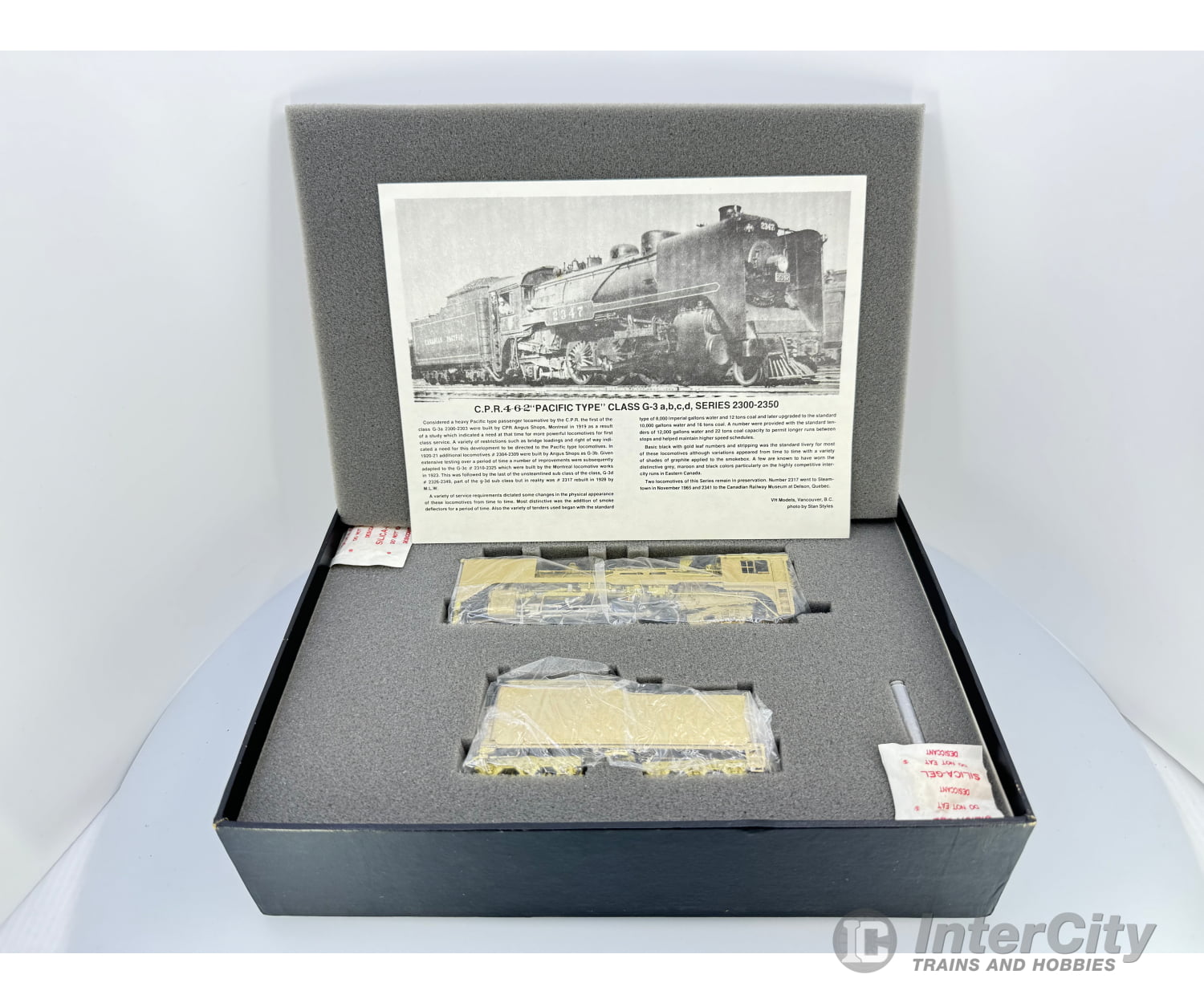 Van Hobbies Brass Ho Cpr #2300 4-6-2 G-3D Canadian Pacific Analog Dc Locomotives