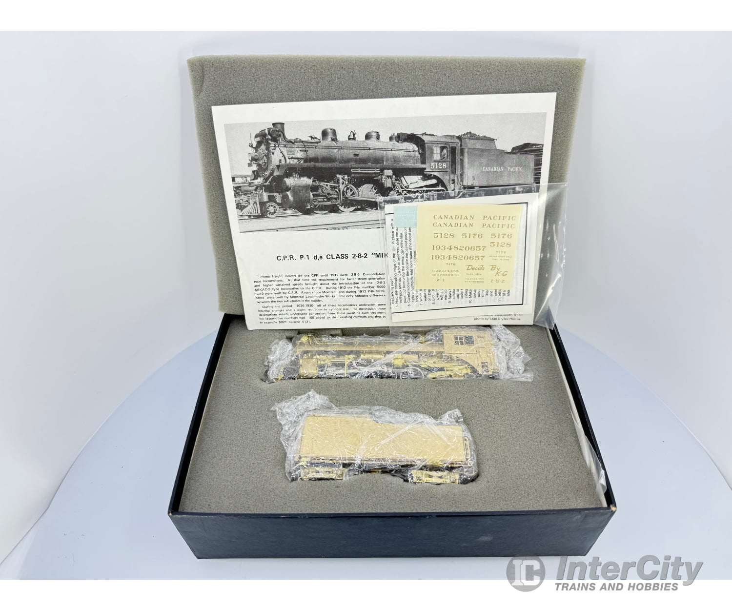 Van Hobbies Brass Ho Mikado 2-8-2 P-1D E Canadian Pacific (Cp) Analog Dc Locomotives