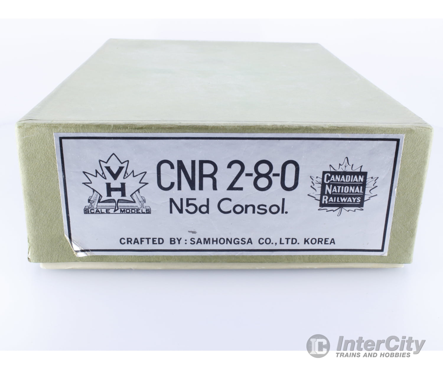 Van Hobbies Cnr280 Ho Like New In Box 2-8-0 N5D Consol. Canadian National (Cn) Analog Dc Locomotives