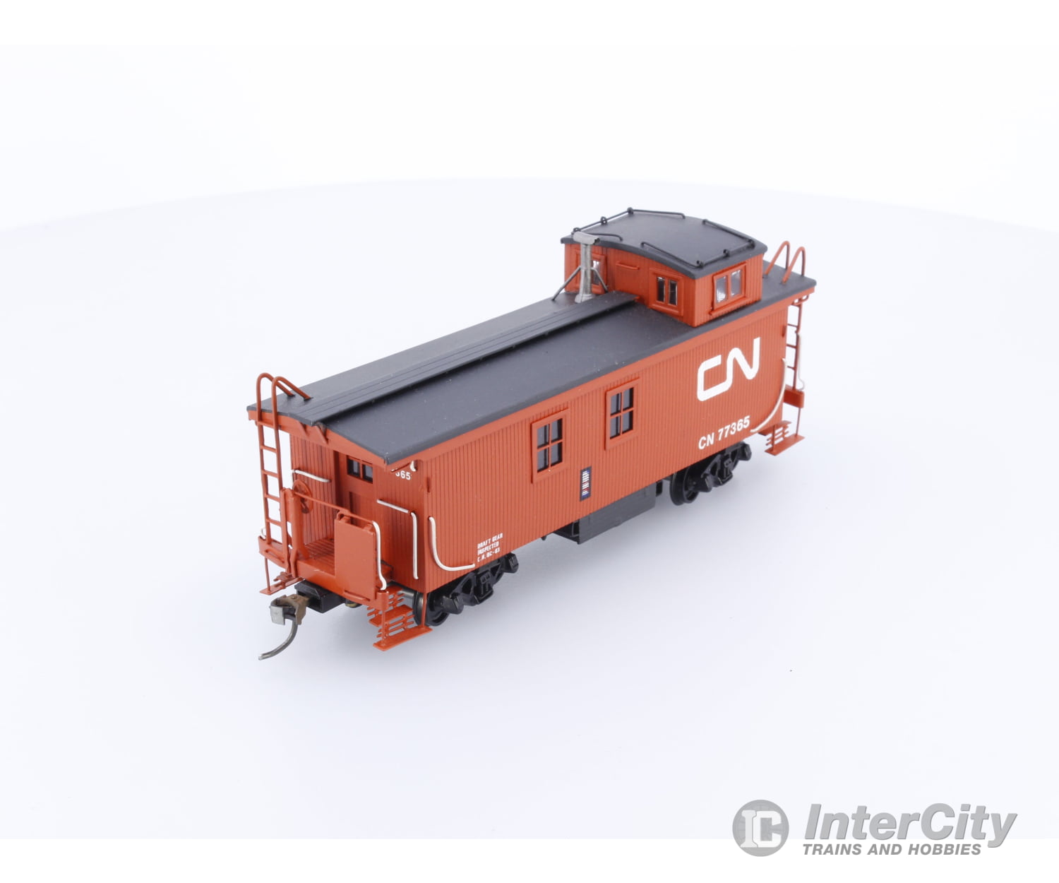 Van Hobbies CNRCAB HO Brass Painted Caboose Canadian National (CN) 77365 Freight Cars