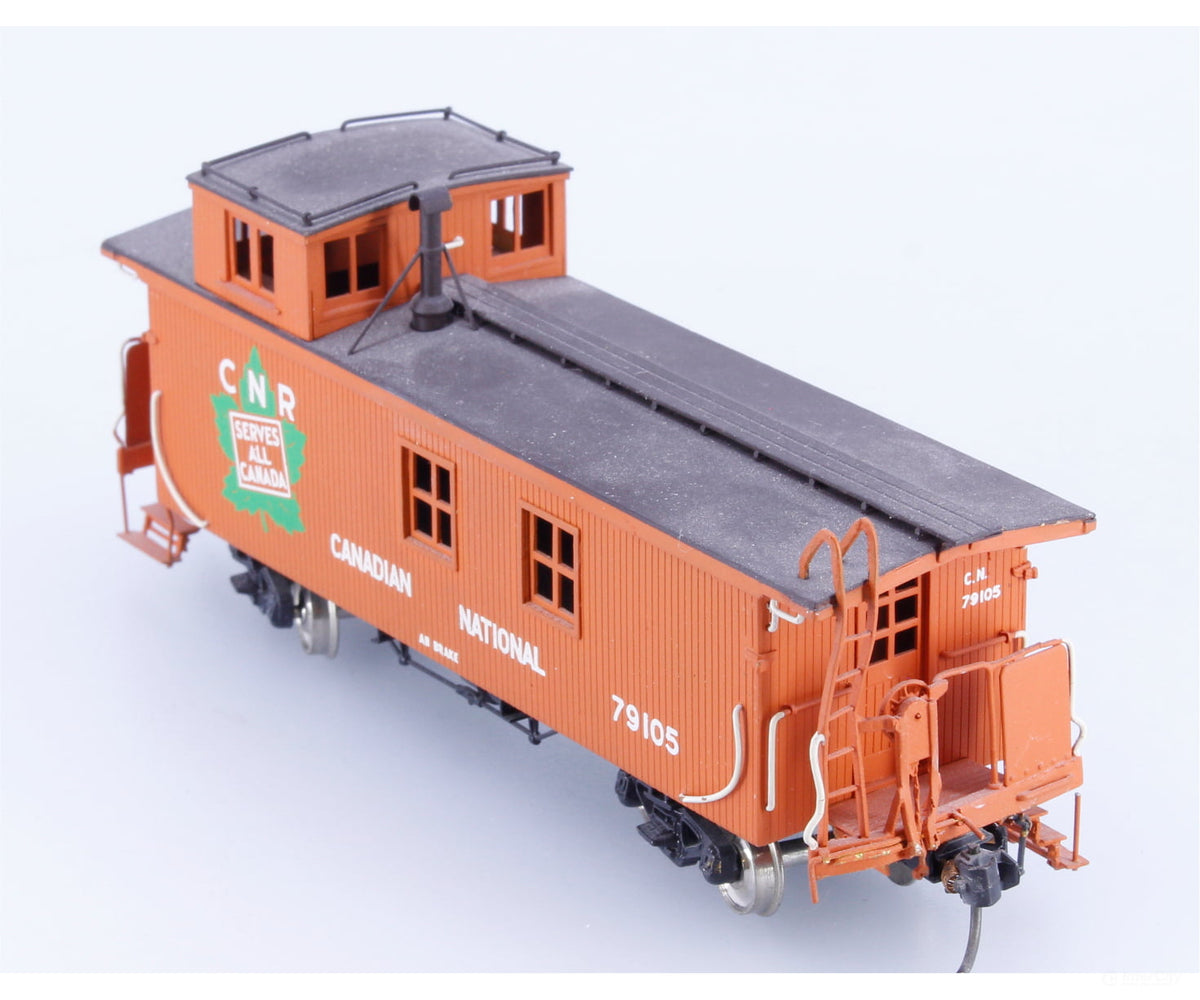 Van Hobbies CNRCAB HO Brass Wood Scribed Caboose Canadian National (CN) 79105 - Freight Cars