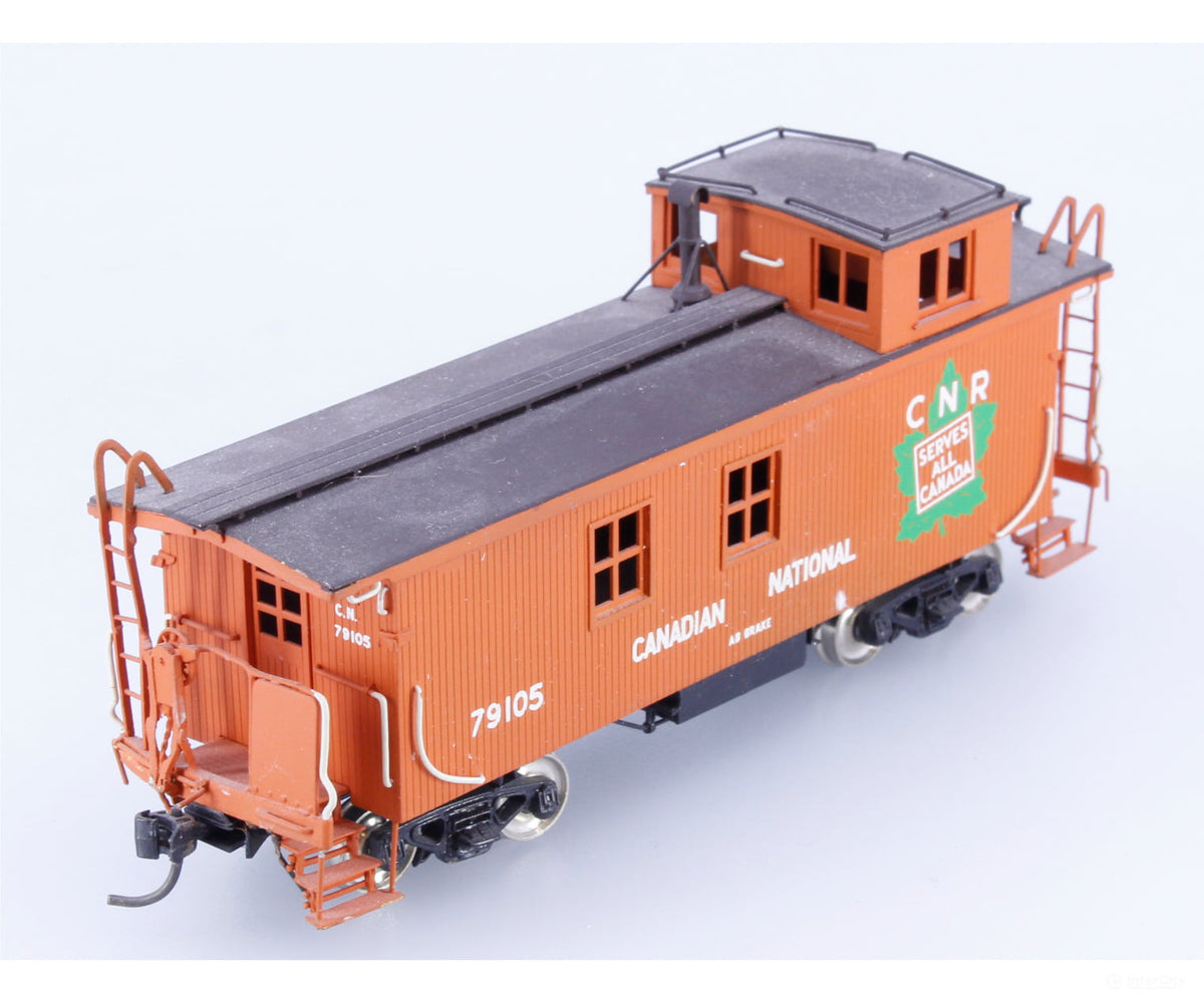 Van Hobbies CNRCAB HO Brass Wood Scribed Caboose Canadian National (CN) 79105 - Freight Cars