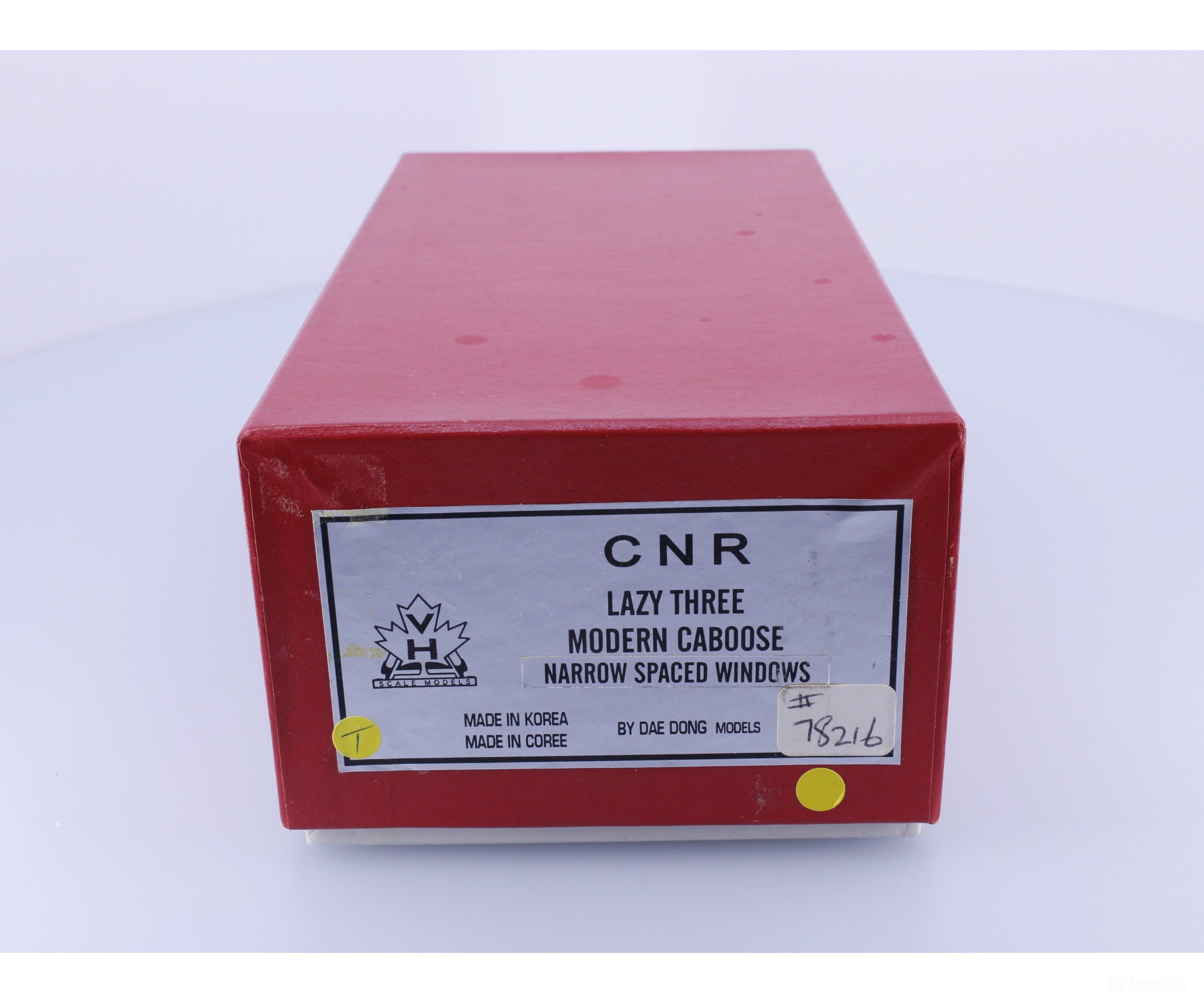 Van Hobbies CNRLC HO Brass Lazy Three Modern Caboose Factory Painted Canadian National (CN) 78216 Freight Cars