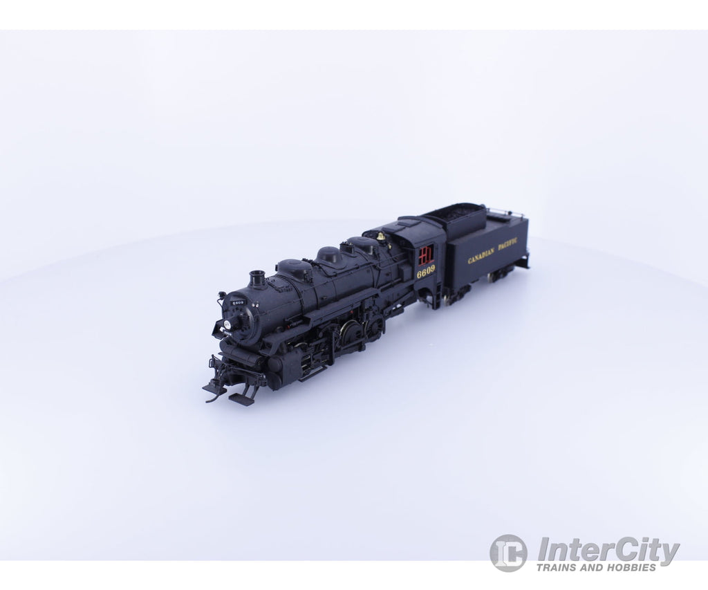 Van Hobbies CPR080V5A HO Brass 0-8-0 V-5a Steam Locomotive Painted Canadian Pacific (CP) 6609 Analog DC Locomotives