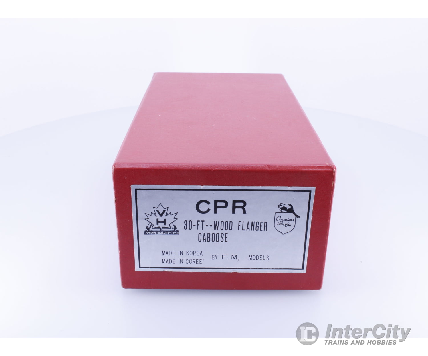 Van Hobbies CPR30FTWFC HO Brass 30 Ft Wood Flanger Caboose Canadian Pacific (CP) Freight Cars