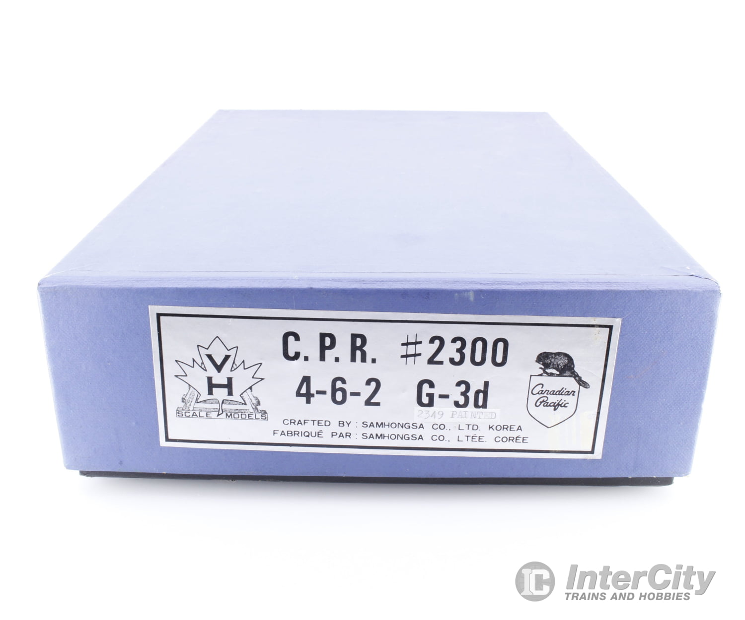 Van Hobbies CPR462G-3d HO Brass 4-6-2 G-3d Professionally Painted Canadian Pacific (CP) 2349 Analog DC Locomotives