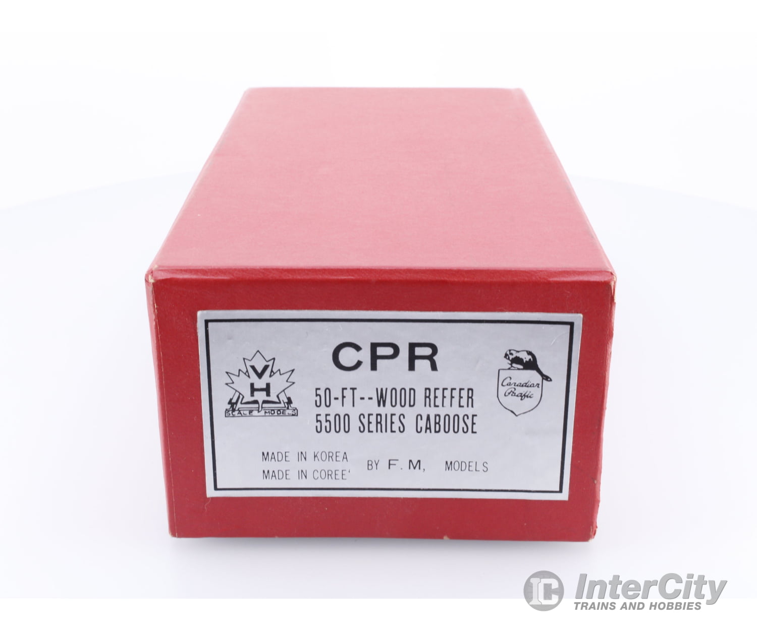 Van Hobbies CPR5500CAB HO Brass 50’ Wood Reefer 5500 Series Caboose Canadian Pacific (CP) (#1) Freight Cars
