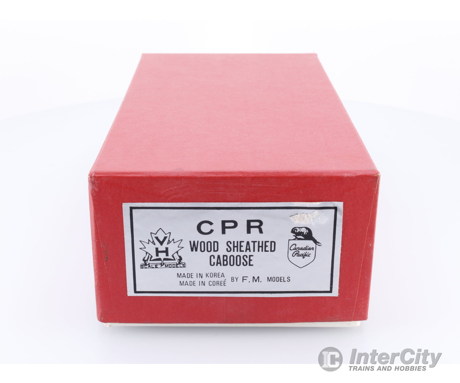 Van Hobbies CPRWOODSHCAB HO Brass Wood Sheathed Caboose Canadian Pacific (CP) (#1) Freight Cars