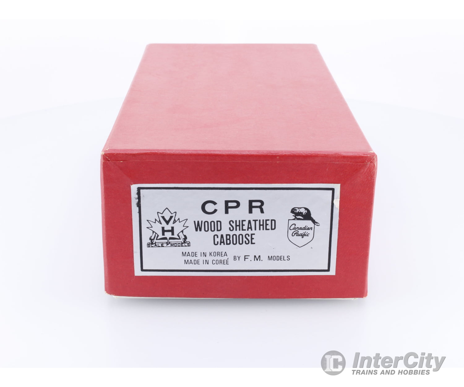 Van Hobbies CPRWOODSHCAB HO Brass Wood Sheathed Caboose Painted Canadian Pacific (CP) 436283 Freight Cars