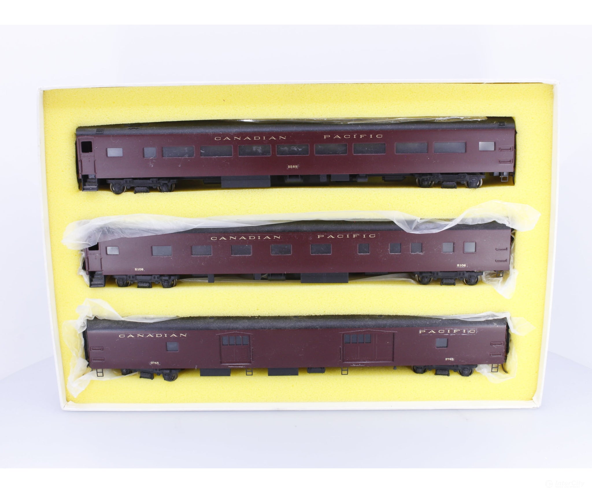 Van Hobbies SLPCS1 HO Brass Steel Lightweight Passenger Cars Set #1 Canadian Pacific (CP) 2289,2108,3745 - Passenger