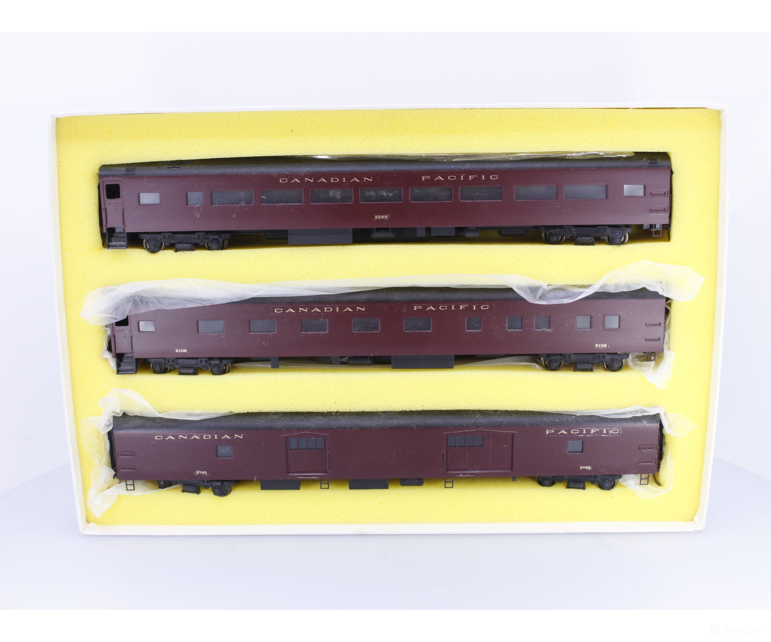 Van Hobbies SLPCS1 HO Brass Steel Lightweight Passenger Cars Set #1 Canadian Pacific (CP) 2289,2108,3745 - Passenger