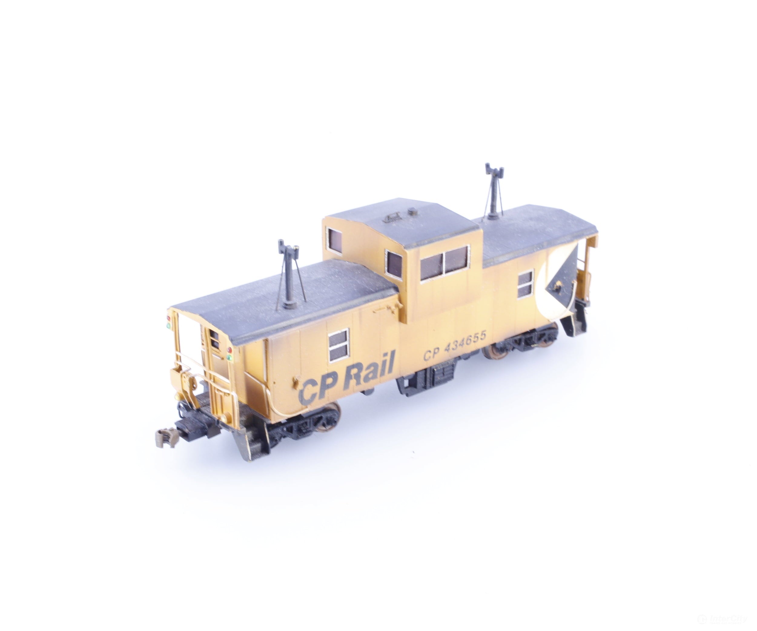 Van Hobbies WVMC HO Brass Wide Vision Modern Caboose Canadian Pacific (CP) 434655 - Freight Cars
