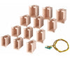 Viessmann 6005 House Illumination Starter Set -- 12 Lightboxes (4 Different Sizes) & 1 White Led