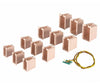 Viessmann 6005 House Illumination Starter Set -- 12 Lightboxes (4 Different Sizes) & 1 White Led