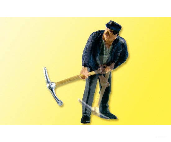 Viessmann HO 1527 Animated Worker w/Pick Axe - 14-16 Volt AC or DC Figures