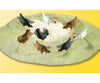 Viessmann HO 1528 Animated Chickens Pecking - 16V AC/DC Figures
