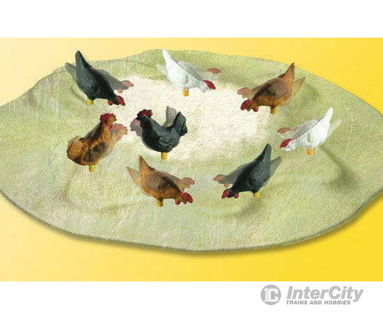 Viessmann HO 1528 Animated Chickens Pecking - 16V AC/DC Figures