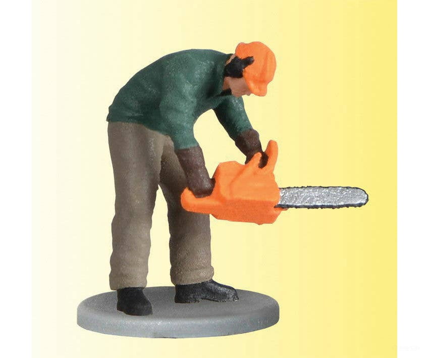 Viessmann HO 1548 Animated Lumberjack w/Moving Chainsaw Figures