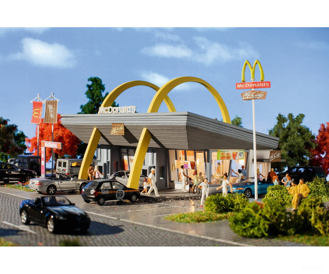 Vollmer Ho 43634 Mcdonald’s Restaurant W/Mcdrive Structures
