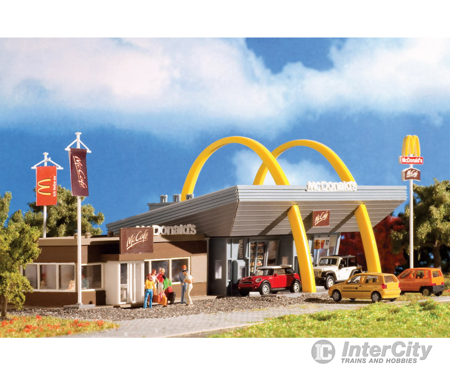 Vollmer N 47766 Mcdonald’s Restaurant W/Mccafe Structures