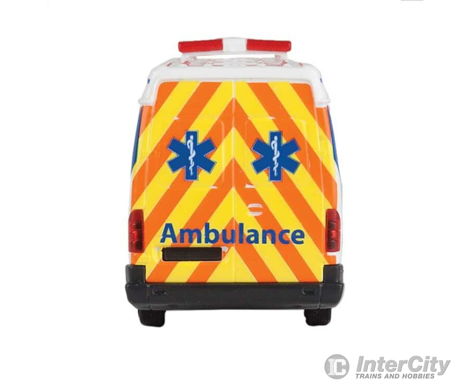 Walthers 12201 Service Van - Assembled -- Ambulance (White Orange Blue) Cars & Trucks