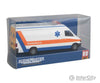 Walthers 12201 Service Van - Assembled -- Ambulance (White Orange Blue) Cars & Trucks