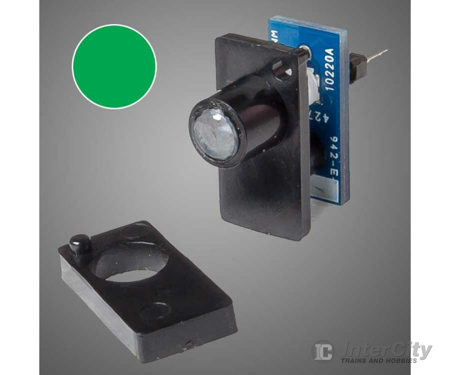 Walthers 154 Single Color Led Fascia Indicator - Layout Control System -- Green Track Accessories