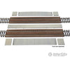 Walthers 83116 Modern Wood Crossing Pkg(2) -- Kit Track & Turnouts