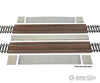 Walthers 83116 Modern Wood Crossing Pkg(2) -- Kit Track & Turnouts