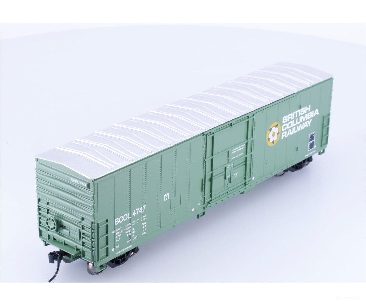 Walthers 910-2028 HO 50’ Insulated Box Car British Columbia Railway (BCOL) 4747 - Freight Cars