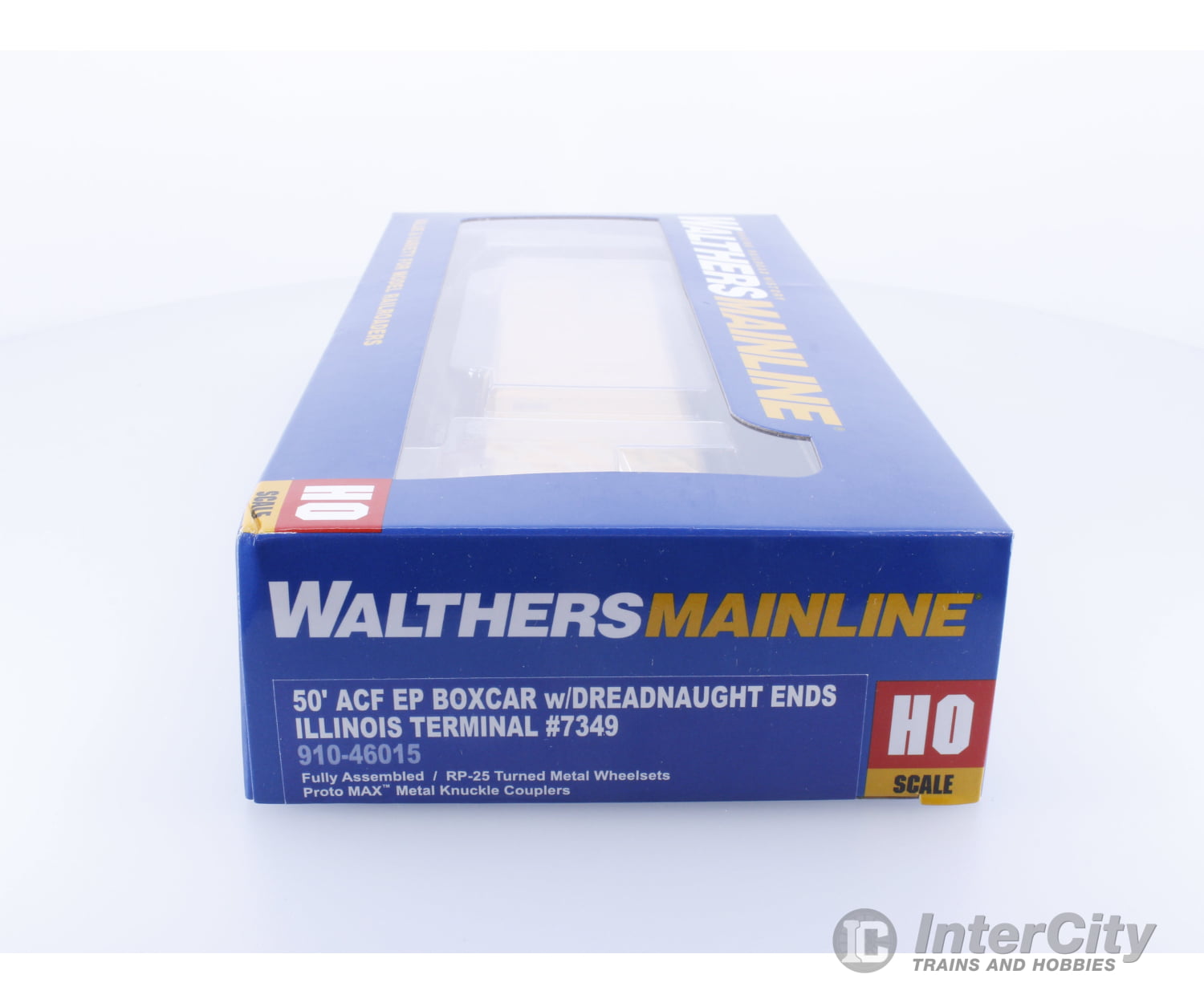 Walthers 910-46015 Ho 50’ Acf Ep Boxcar W/Dreadnaught Ends Illinois Terminal (Itc) 7349 Freight Cars