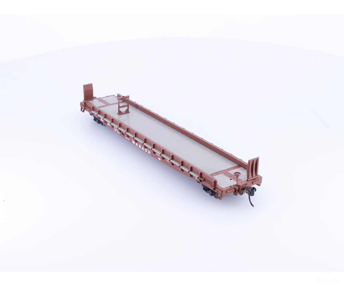 Walthers 910-5138 HO 53’ GSC Piggyback Service Flatcar Wabash Railroad (WAB) 147 - Freight Cars