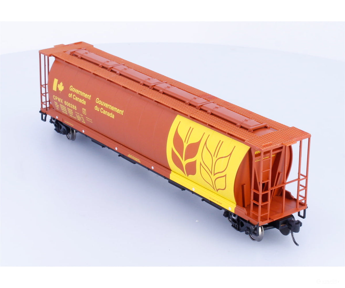 Walthers 910-7164 HO 4 Bay Cylindrical Hopper Govt of Canada (CPWX) 606288 - Freight Cars