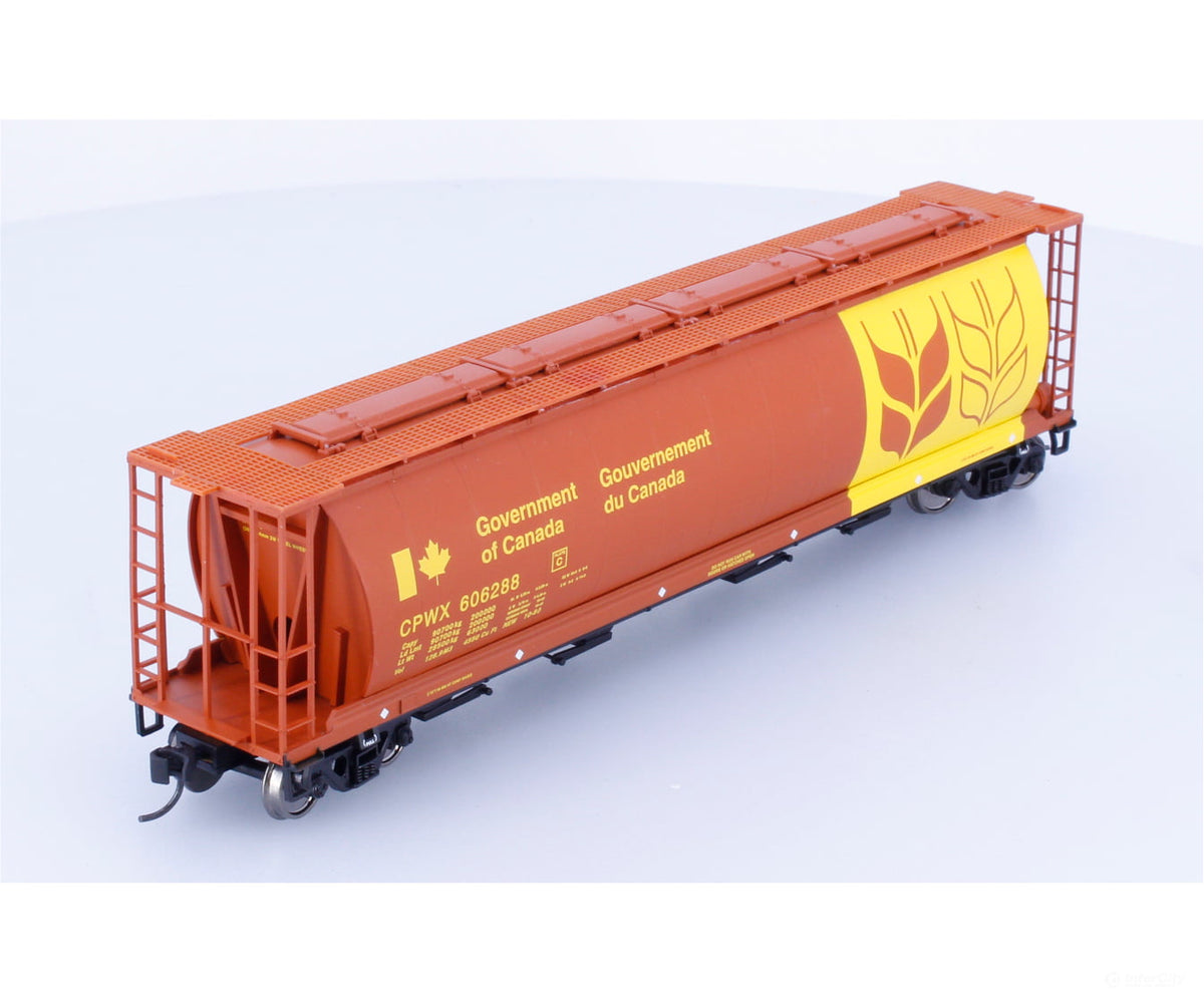 Walthers 910-7164 HO 4 Bay Cylindrical Hopper Govt of Canada (CPWX) 606288 - Freight Cars