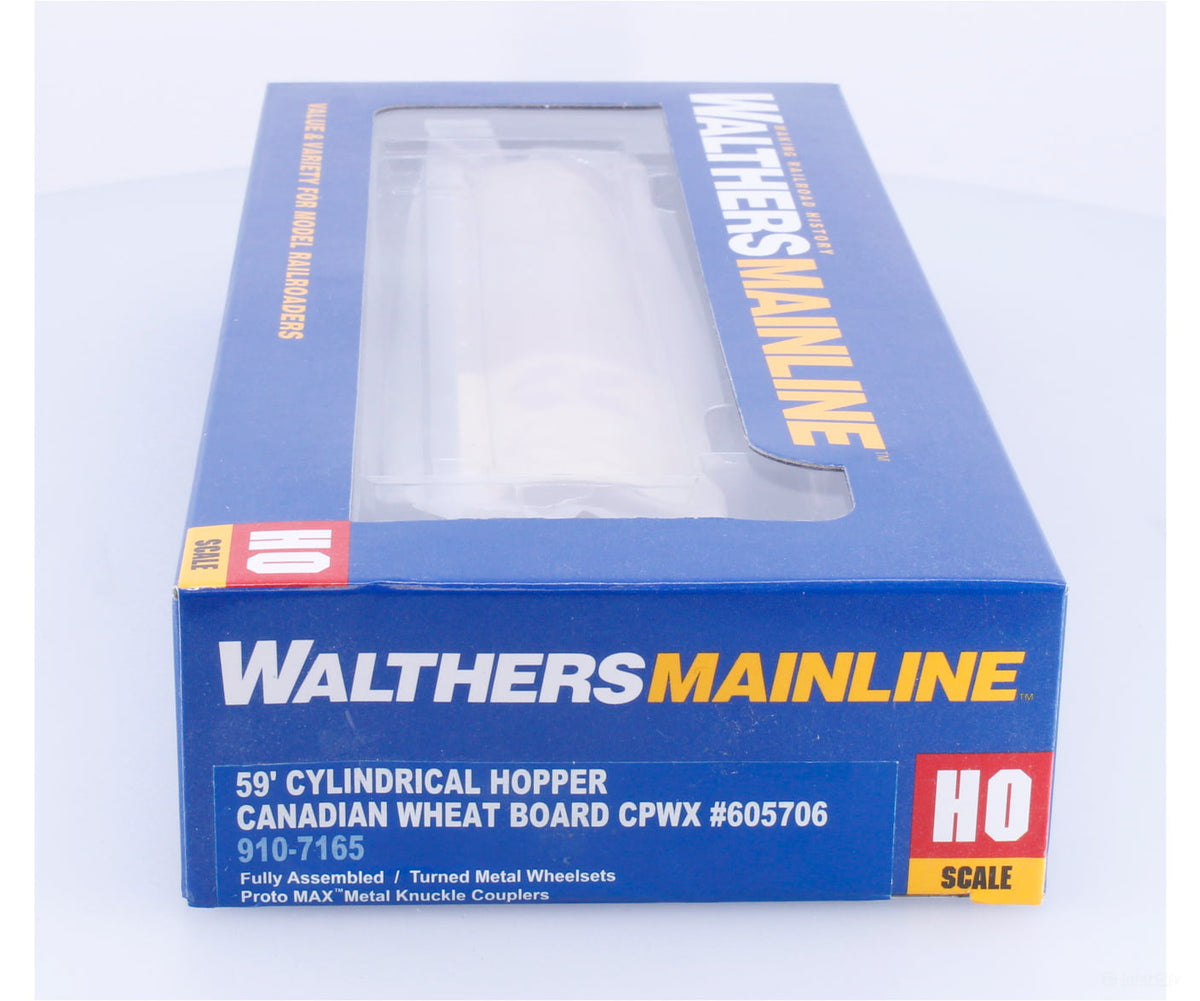 Walthers 910-7165 HO 4 Bay Cylindrical Hopper Govt of Canada (CPWX) 605706 - Freight Cars