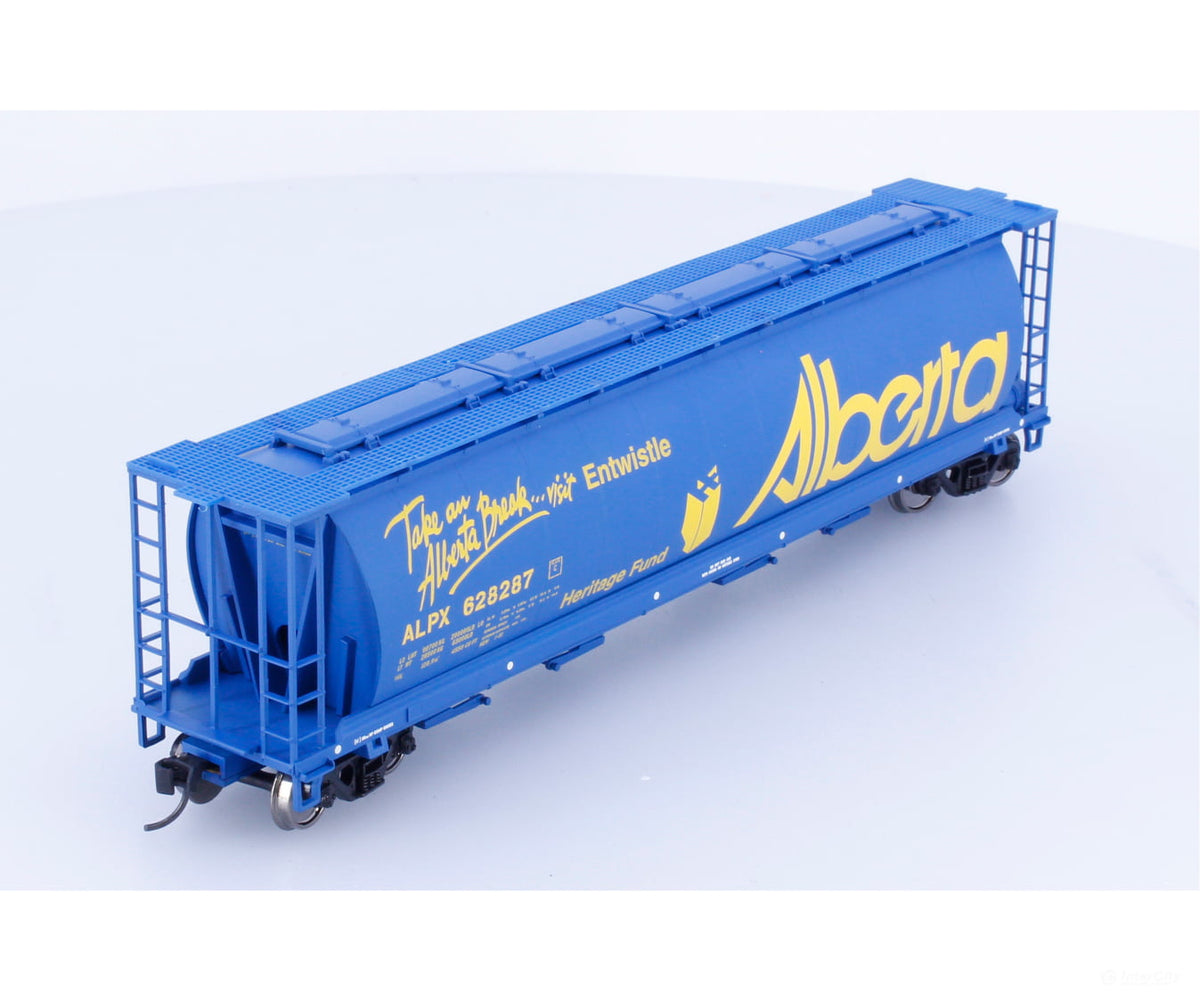 Walthers 910-7174 HO 4 Bay Cylindrical Hopper Alberta Break Entwistle (APLX) 628287 - Freight Cars