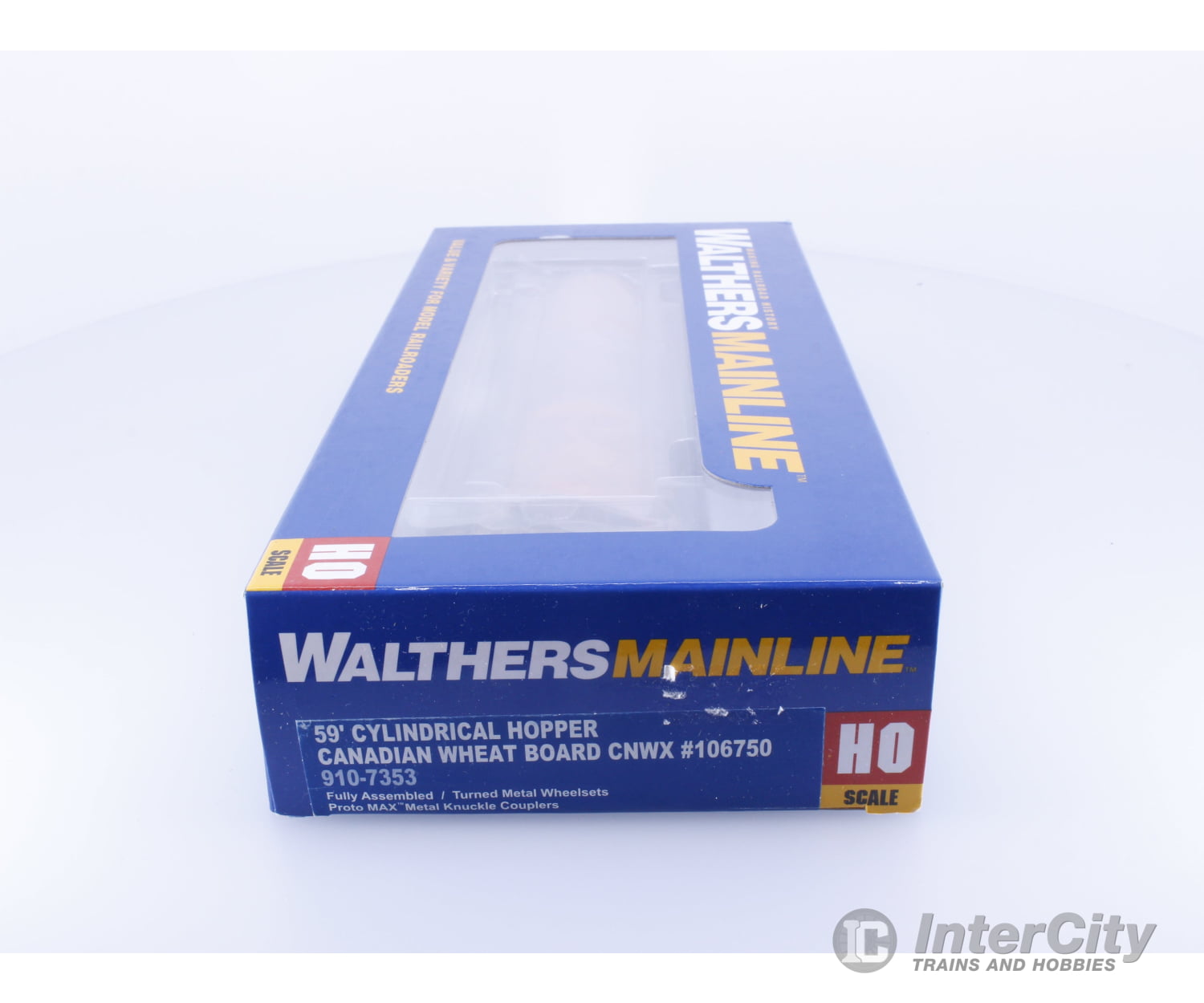 Walthers 910-7353 HO Custom Weathered 59’ Cylindrical 4 Bay Hopper Canadian Wheat Board (CNWX) 106750 Freight Cars