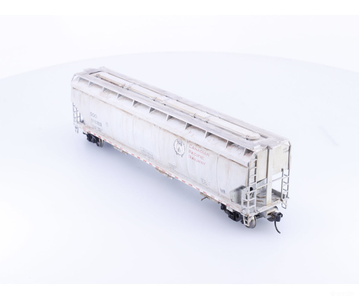 Walthers 910-7612 HO 60’ NSC 5150 3 Bay Covered Hopper Weathered - Analog Throttles & Power