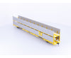 Walthers 910-8106 HO 89’ Bi-Level Shielded Auto Rack Chessie Chesapeake and Ohio (CO) 965433 - Freight Cars