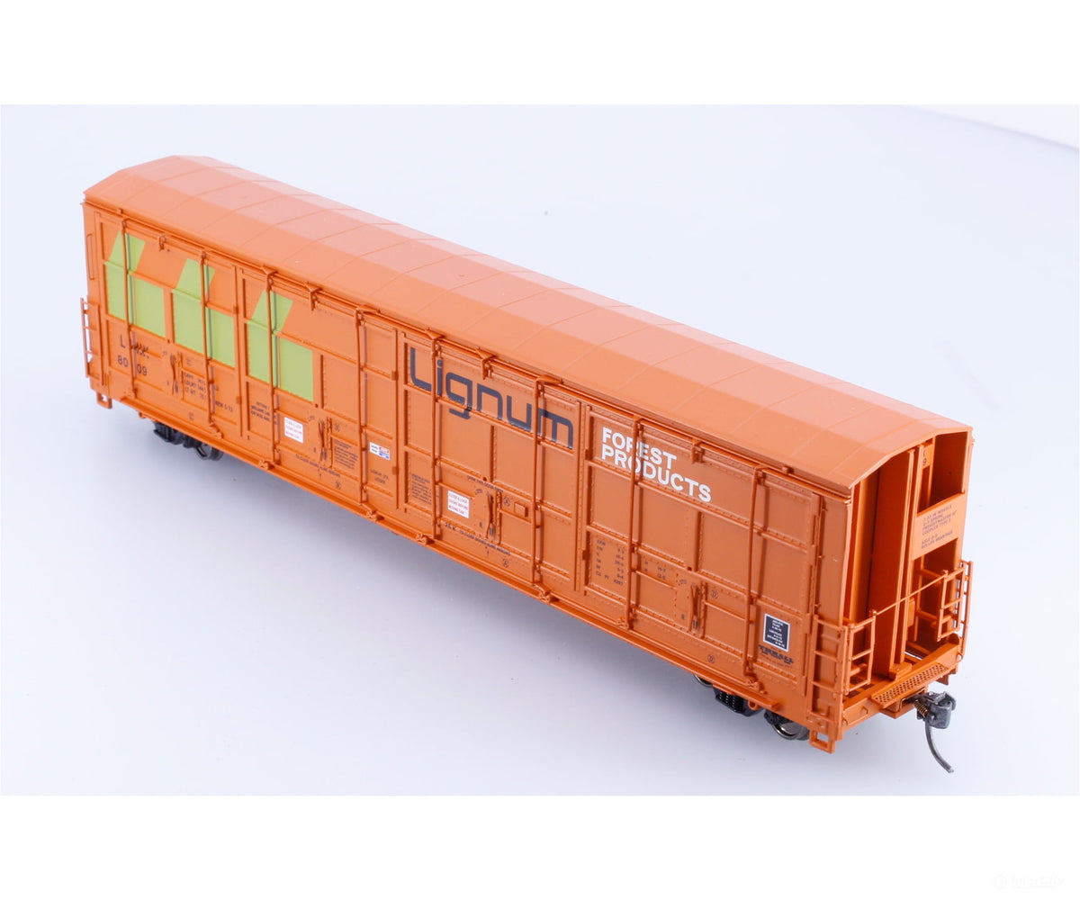 Walthers 920-101927 HO 56’ Thrall All-Door Box Car Lignum Forest (LUNX) 80009 - Freight Cars
