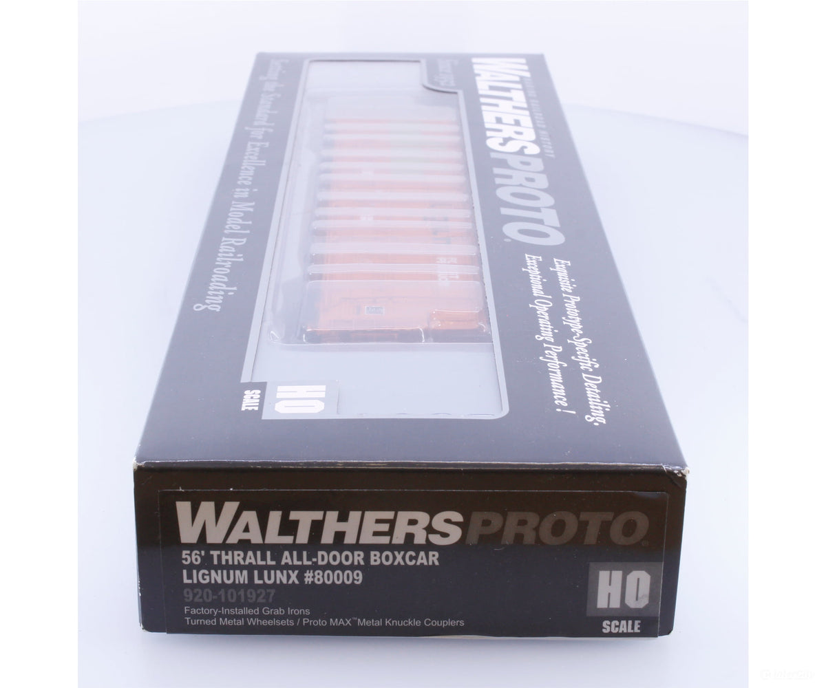 Walthers 920-101927 HO 56’ Thrall All-Door Box Car Lignum Forest (LUNX) 80009 - Freight Cars