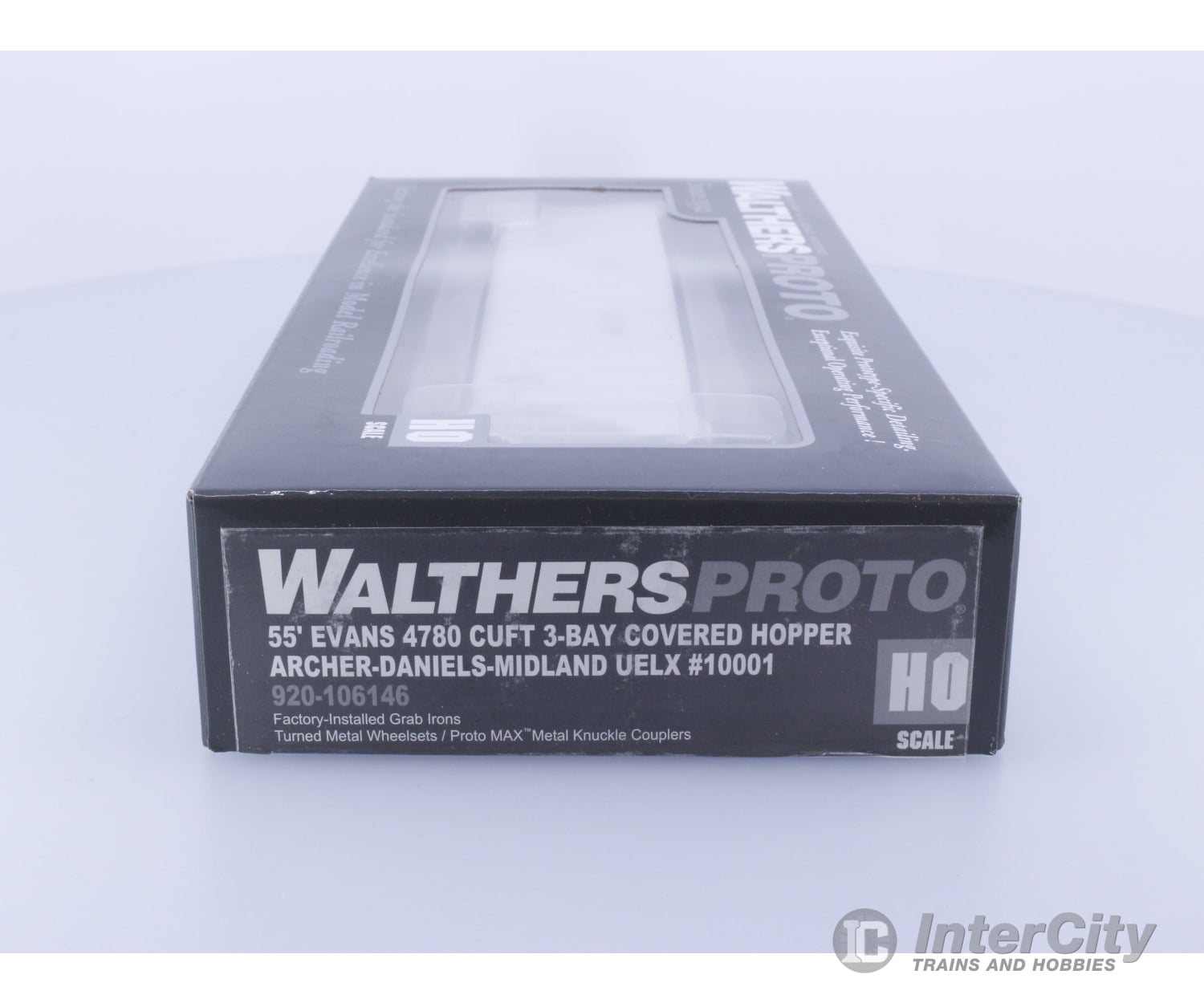 Walthers 920-106146 HO 55’ Evans 4780 CUFT 3-Bay Covered Hopper UELX 10001 Freight Cars