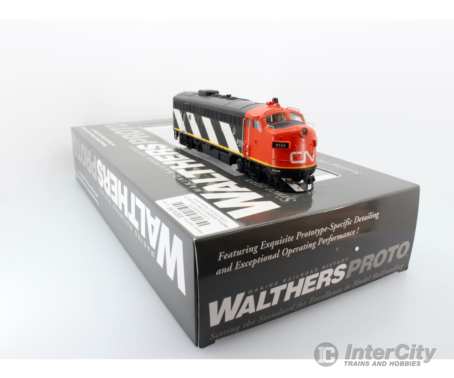 Walthers 92040908 Ho Emd F7A/B Set Cn 9155 9192 Dcc Tsunami Sound Locomotives