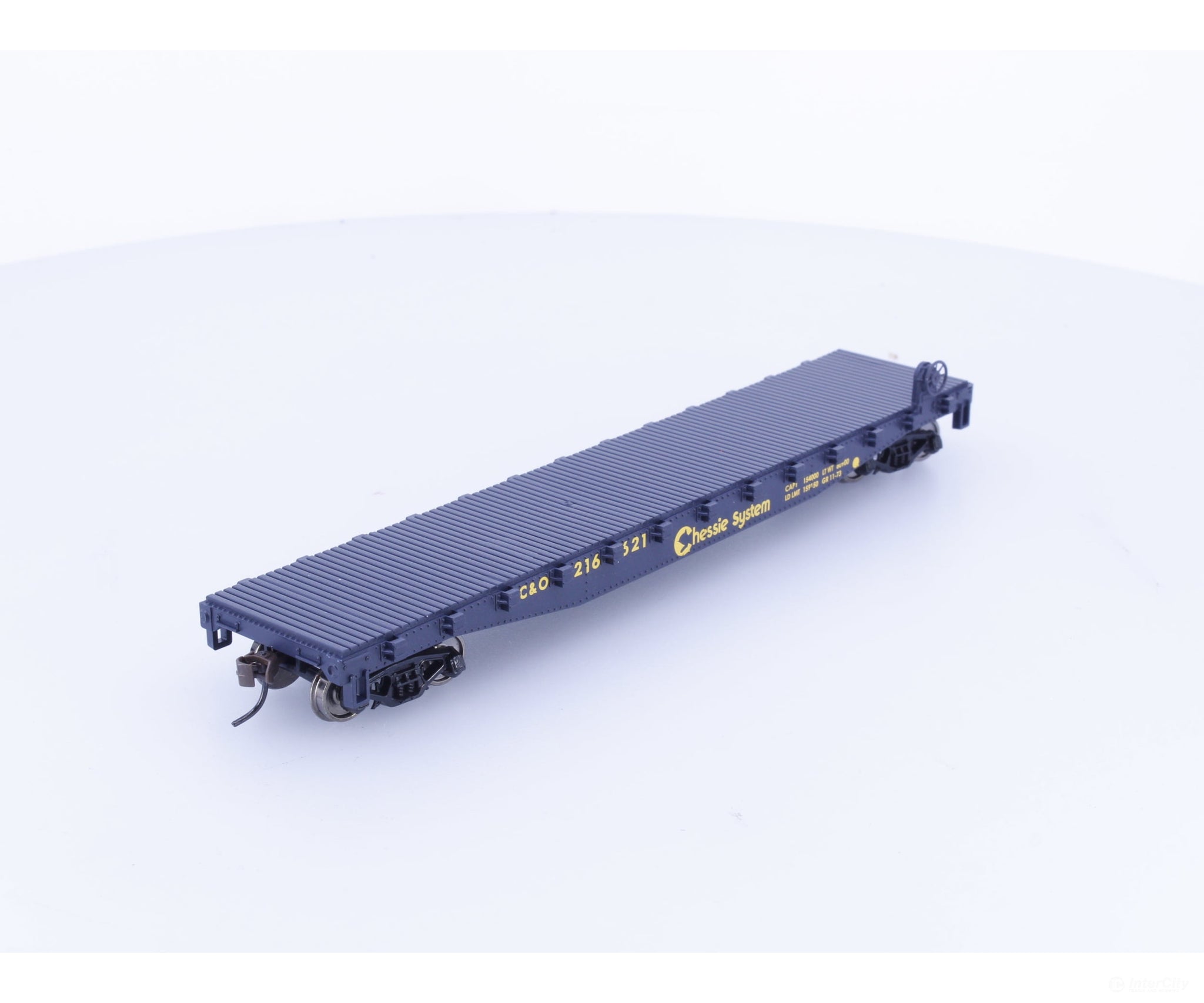 Walthers 931-1461 HO 50’ Flatcar #2 Chesapeake and Ohio (CO) 216621 - Freight Cars