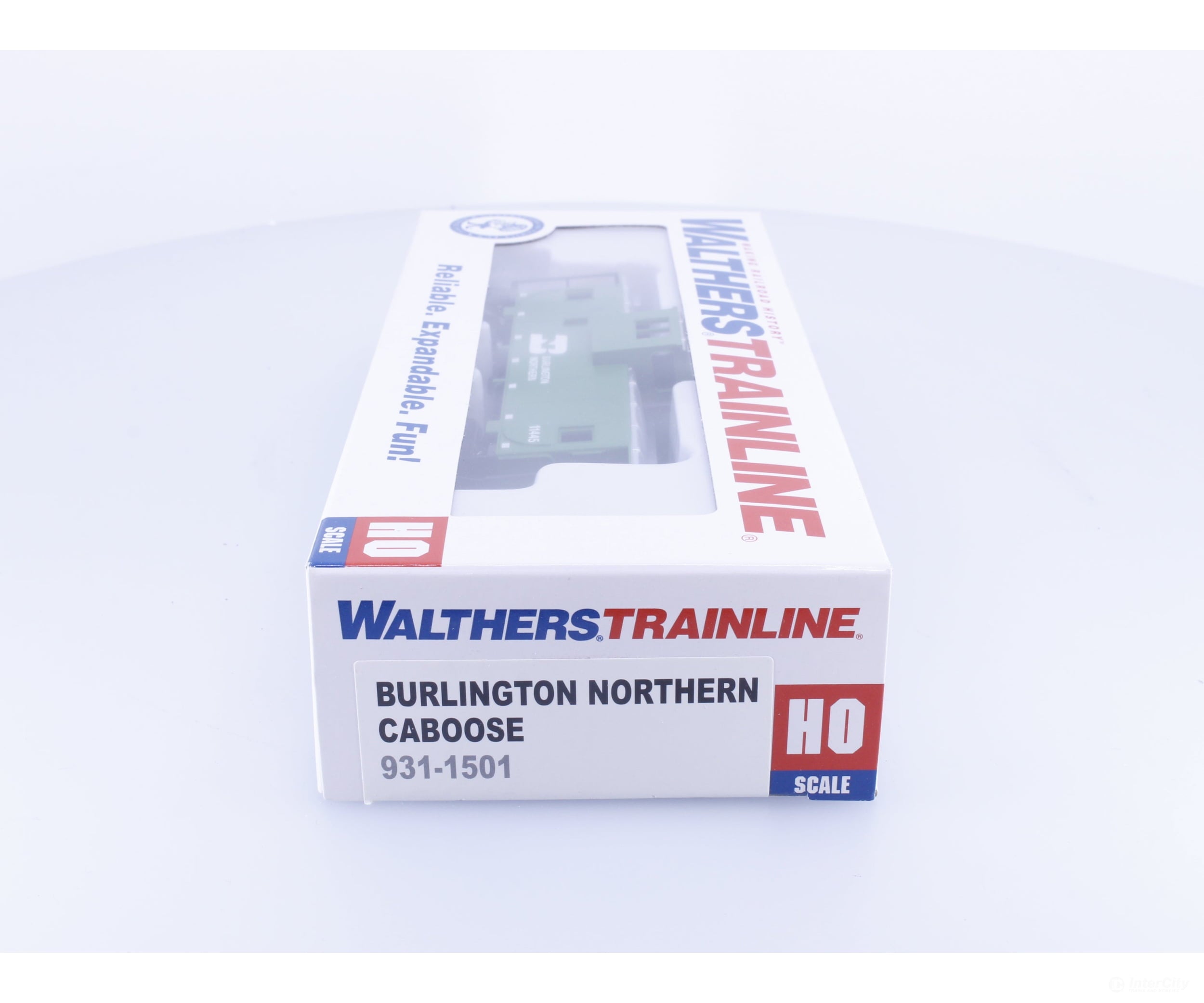 Walthers 931-1501 HO Wide Vision Cupola Caboose Burlington Northern (BN) 11445 - Freight Cars