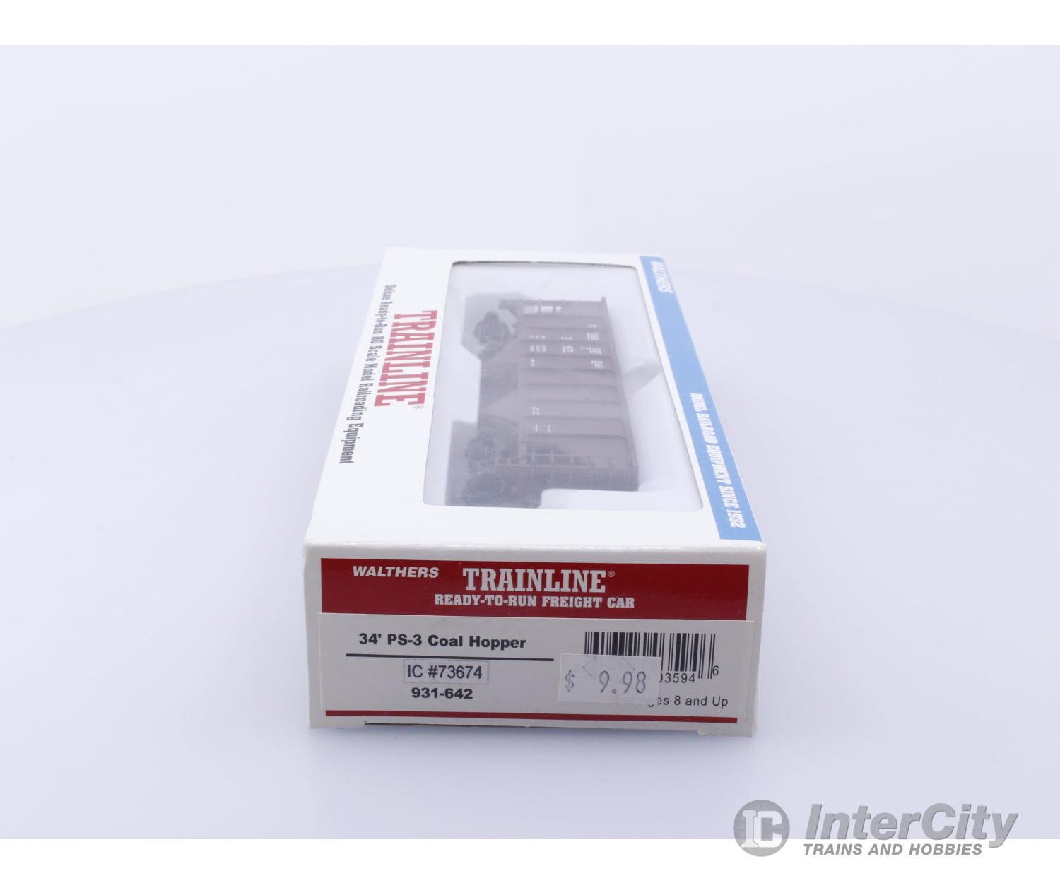 Walthers 931-642 HO 34’ PS-3 Coal Hopper Illinois Central (IC) 73674 Freight Cars