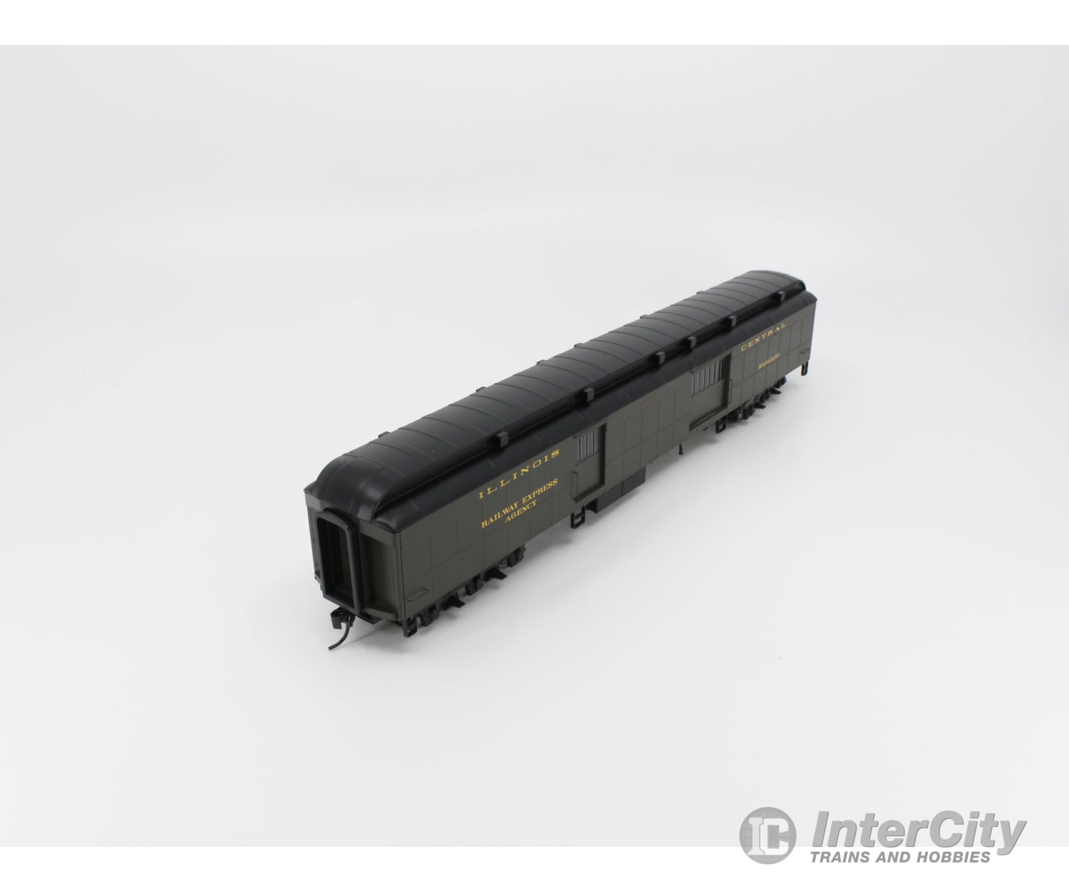 Walthers 932-10521 Ho Acf 70’ Heavyweight Baggage Passenger Car Illinois Central (Ic) Cars