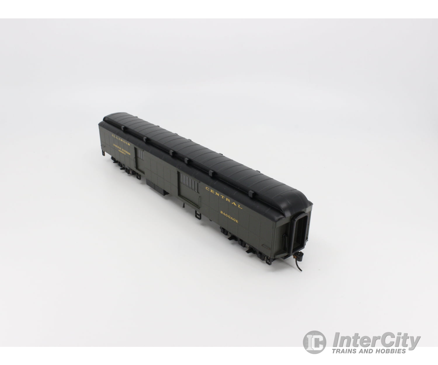 Walthers 932-10521 Ho Acf 70’ Heavyweight Baggage Passenger Car Illinois Central (Ic) Cars