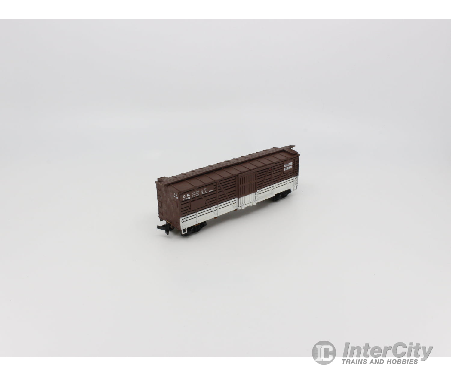 Walthers 932-2809 Ho 40’ Stock Freight Car W/ Wood Ends Canadian National (Cn) 171605 Cars