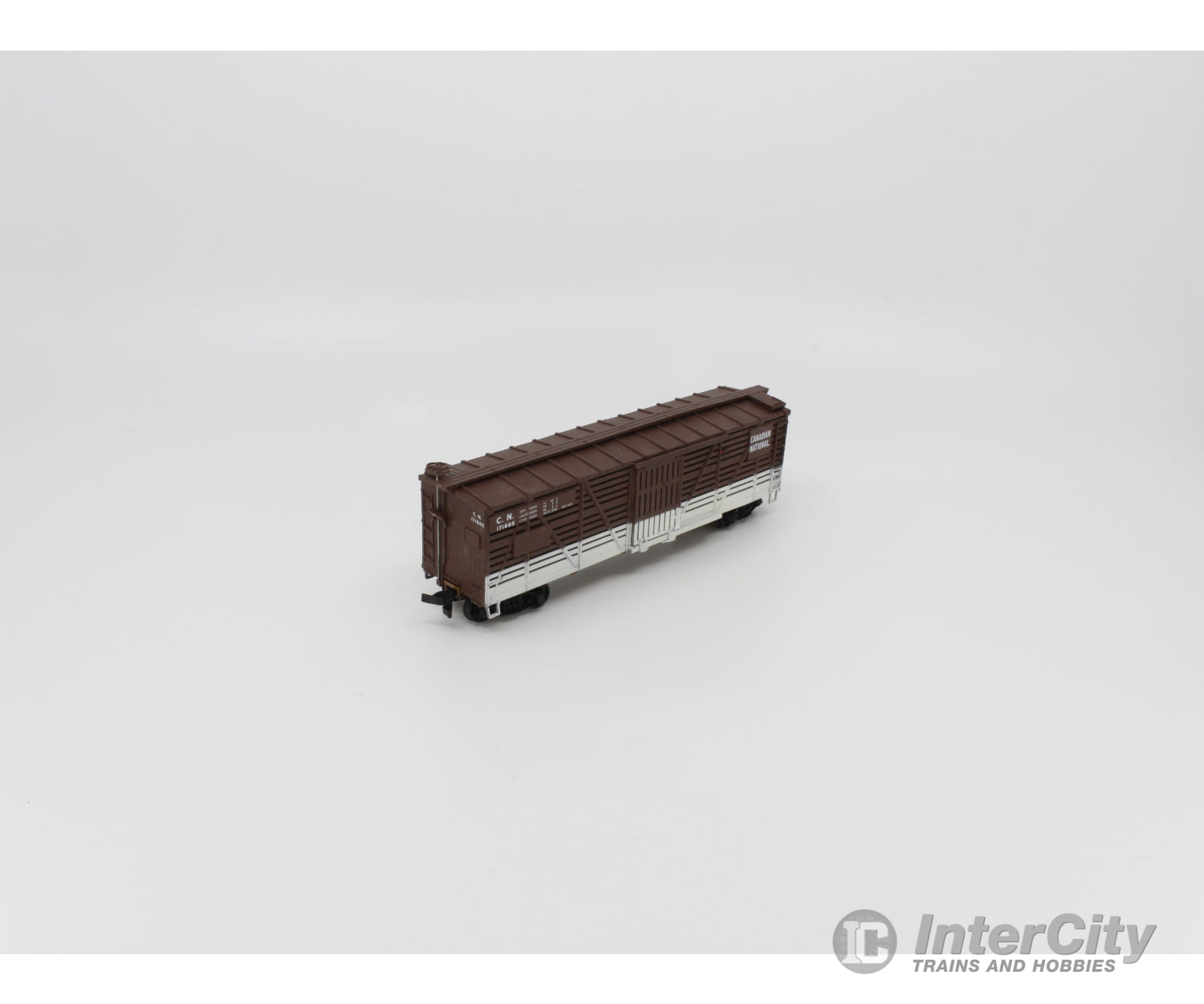 Walthers 932-2809 Ho 40’ Stock Freight Car W/ Wood Ends Canadian National (Cn) 171605 Cars